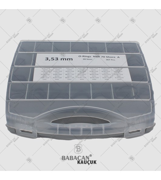 BOX O-RING KIT NBR 70 3.53