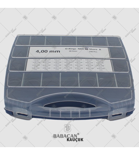 BOX O-RING KIT NBR 70 4.00