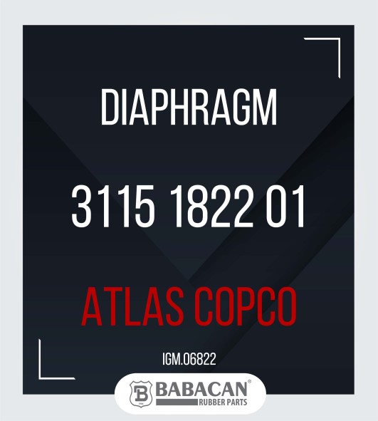 Diaphragm 3115 1822 01 3115 1822 01